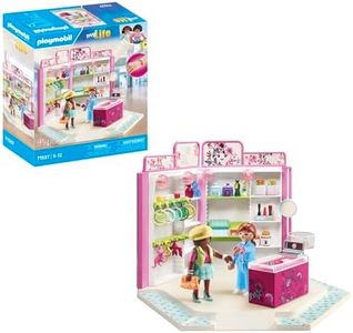 PLAYMOBIL myLife 71537 Salón de Belleza, emocionantes Consejos de Estilo para el Atuendo, Incluyendo broches, Collares y más, Juguetes para niños a Partir de 5 años