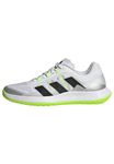 adidas Men's Forcebounce Volleyball Sneaker, FTWR White/core Black/Lucid Lemon, 8 UK