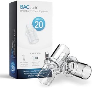 BACtrack Breathalyzer Mouthpieces (Pack of 20) | Compatible with BACtrack Keychain, Go and Vio Keychain Breath Alcohol Testers