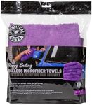 Chemical Guys MIC34803 Happy Ending Ultra Plush Edgeless Microfiber Towel, Purple (16" x 16")