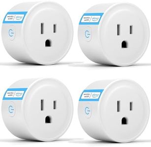 ExIoTy Smart Plug, Works with Alexa Only, Simple Setup with One Voice Command, Voice Control, Remote Control, Timer & Schedule & Group Controller, Bluetooth Mesh Outlet, Alexa Echo Required （4 Pack）