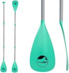 YVLEEN SUP Paddle Board Paddle，Stand up Paddleboard Paddles Adjustable Aluminum 4-Piece Floating Kayak Paddle，Convertible Paddle