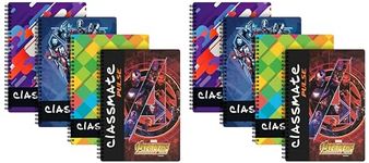 Classmate Pulse 1 Subject Notebook - 240mm x 180mm, Soft Cover, 180 Pages, Single Line, Pack of 8