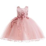 Weileenice Flower Girls Dresses Blush Pink Sequin Vintage Kids Wedding Party Birthday Pageant Big Girl Lace Bridesmaid Photo Shoot Tulle Dress Peach Pink Holiday Evening Princess Prom Ball Gown 10 11