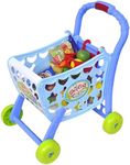 Quickdraw 3 in 1 Kids Supermarket Shopping Trolley Childrens RolePlay Set with Food & Money Accessories