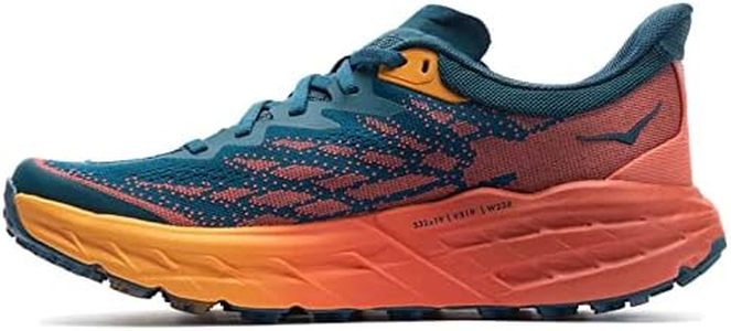 Hoka One One Womens Speedgoat 5 Mesh Blue Coral Camellia Trainers 6 US