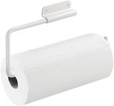 InterDesign Swivel Paper Towel Holder for Kitchen - Wall Mount/Under Cabinet, White