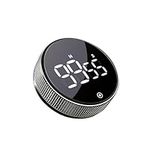 Prestige LED Display Visual Timers Magnetic Countdown and Countup Timer Ideal for Classroom, Cooking, Fitness, Baking, Studying, and Teaching Ease of Use by Kids and Adults in a Stylish Black Finish