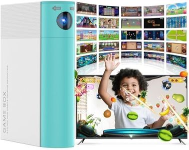 AR Motion Gaming Console for Kids: Plug & Play Active TV Video Game (Cyan)