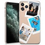 Personalised Custom Photo Collage Your Own Image Soft TPU Rubber Gel Phone Case For iPhone - Three Photos - for iPhone 5 / 5s / SE 2016