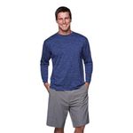 Banana Boat Mens Long Sleeve UPF 50+ Water Proof | UV Protection | Wind Proof | Breathable Performance Tee, Space Navy, XX-Large