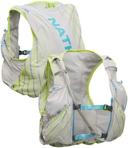 Nathan Women's Pinnacle Race Vest & 12L Hydration Pack with 1.6L Bladder, Water-Resistant Pockets, Lightweight & Moisture Wicking