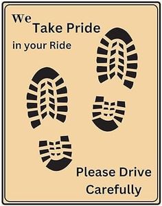 Paper Disposable Universal Size Car Foot Mat for All Cars, Trucks, SUVs (Brown, 18 x 23 Inches) - Pack of 200