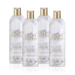 Baylis & Harding Elements White Tea & Neroli Luxury Body Wash, 500 ml (Pack of 4) - Vegan Friendly