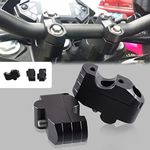 LANQIAN Aluminium Powersports-handlebars for Z400, Handlebar Risers , Adjustable, Easy to Install