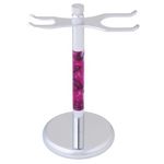 Pearl Combo of Shaving Razor and Brush Holder Stand (Purple)