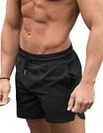 COOFANDY Men Swim Shorts Lightweight Beach Sports Swimsuit with Mesh Lining