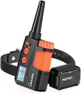 PATPET Dog Shock Collar with Remote, 4000 Ft 145 Levels Training Collar for Dogs Waterproof Rechargeable Electric Dog Collar for Small Medium Large Dogs(15-120 lbs)