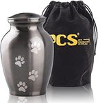 PCS Memorial Pet Cremation Urns for Dogs and Cats Ashes, Paw Engraved Pet Urn, Dog Keepsake Urns for Ashes-Medium