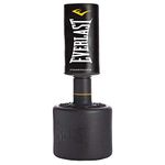 Everlast PowerCore Free Standing Heavy Bag, High-Density Plastic Base, Compact Design, NevaTear Outer, Perfect for Boxing, MMA, Kick Boxings and Cardio (Black)