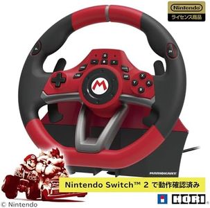 HORI Nintendo Switch Steering Wheel Controller, USB, Compatible with Nintendo Switch & PC