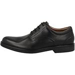 Clarks Men's Un Aldric Lace Derbys, Black Black Leather, 9 UK