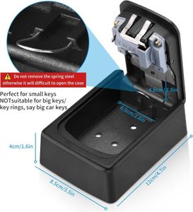 CDC DIGI 4-Digit Wall Mounted Key Lock Box – Waterproof Outdoor Safe