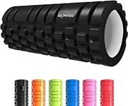 Foam Roller and Massage Roller by KG Physio - Massage Roller for Legs, Back and Arms - Ultra Lightweight Core Muscle Roller Essential to Release Deep Tension - 13"x5" Long Foam Roller