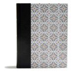 CSB Legacy Notetaking Bible, Spanish Tile LeatherTouch Over Board