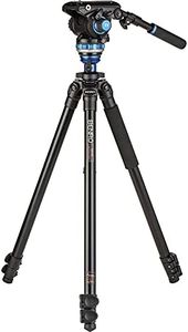 Benro A2573F Aluminium Single Tube Tripod Flip Lock 3 Section S6PRO Video Head