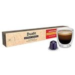 Nespresso® Compatible* Americano Recyclable Aluminium Coffee Capsules by Dualit | 50 Pack - 5X10 Pk - 50 Servings of Premium Eco Friendly Coffee Pods - 100% Recyclable Fairtrade Capsules