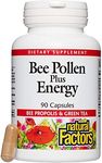 Bee Pollen Plus Energy by Natural Factors - 90 capsules