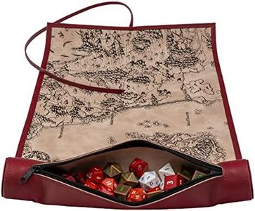 Ultra PRO - Dungeons & Dragons Dice Scroll Map Sword Coast, The Ultimate Playmat and Dice Bag Built in One for Easy Access and Ultimate Playability, Great for RPG Games, D&D, MTG