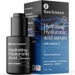 Hyaluronic Acid Serum - Anti Aging Skin Care Vitamin C & E, Face Moisturizer Hydrating Serum, Fine Lines & Anti Wrinkle Firming Serum Jojoba Oil, Green Tea, Acido Hialuronico Face Serum, 1 Fl Oz, 30ml