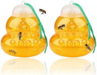 2 Pack Wasp Trap Hornets, Yellow Ja