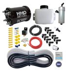 HHO Generator DC3000 – Engine Optimization System/Hydrogen Supplementation System, Hydrogen Gas Kit for Cars (12/24V, Dry Cell, 31 Plates, Includes Accessories & Manual)