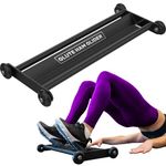 Glute Ham Slider [Bells of Steel] Multi-Function Glute Machine | Glute Trainer GHD Machine for Hamstring Curl, Abdominal and Leg Workouts | Robust Steel Gliders, Heavy Duty Wheels, 440 lb Capacity