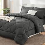 CozyLux Queen Bed in a Bag 7-Pieces