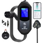 Strompuls 3.6kW Portable EV Charger, Smart APP, Adjustable Amps, 6 Meter TPU Cable, 16A 1 Phase, 3" Large Screen, Bag, Wallholder, Surge & Pen Protection, Earthing Off Option. 5 Years Warranty*