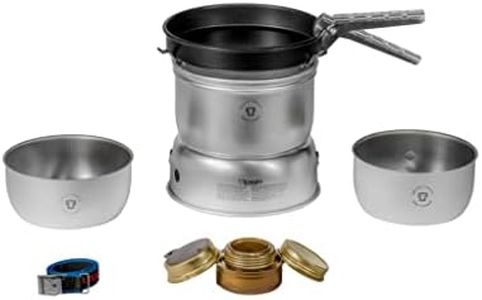 Trangia 27-23 Duossal 2.0 Camping Stove Kit with Stainless Steel Lined Pans
