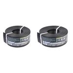 4INCH PACK of 2 ZENITH LAWN AND GARDEN EDGING ROLL (1003104, Twistable, 1003104B)