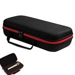 Roczential Universal Wireless Microphone Box: EVA Storage Case for Handheld Microphones, Convenient and Protective Carrying Case for Dual Microphones（Black)