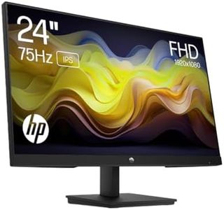 HP 24 Inch FHD Monitor - V24ie G5, Full HD IPS, 75hz Refresh Rate, 1x HDMI, 1 x VGA, 1 x DisplayPort 1.2, Low Blue Light Mode, Anti-glare, Tilt Adjustment, VESA Mountable, Black