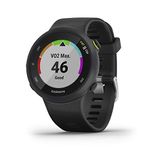 Garmin Forerunner 45, 42mm Easy-to-Use GPS Running Watch with Coach Free Training Plan Support, Black