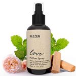 KAIZEN Love Pillow Spray - Pillow Mist Spray for Stress Relief & Anxiety Relief - Natural Room Spray Enriched with Patchouli Essential Oil - Anti Anxiety Spray for A Natural Calm & De Stress, 100 ml