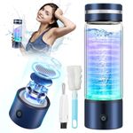 LOZLTX Upgrade Hydrogen Water Bottle with Brush【SGS Authoritative Certification - 3000PPB】【NO.1 Double Hydrogen Content】Hydrogen Water Bottle with TOP SPE PEM Technique, Improve Water in 3 Min