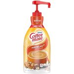 Coffee Mate Coffee Creamer, Hazelnut, Concentrated Liquid Pump Bottle, Non Dairy, No Refrigeration, 50.7 Ounces (1.5L)