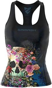 SMMASH Camiseta De Tirantes Fitness Deportiva Mujer Yoga Correr Deporte Sin Mangas Transpirable Ghost Sport Tank