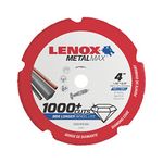 LENOX Tools METALMAX Cut Off Wheel, Diamond Edge, 4-Inch x 3/8-Inch (1972919)