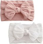 2Pcs Baby Headbands, Newborn Headba